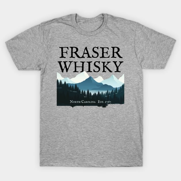 Fraser Whisky Est. 1767 North Carolina T-Shirt by MalibuSun